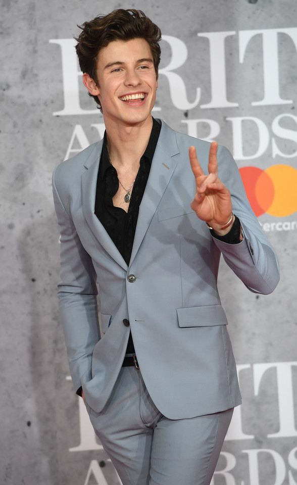 Brit Awards 2019: Shawn Mendes na czerwonym dywanie