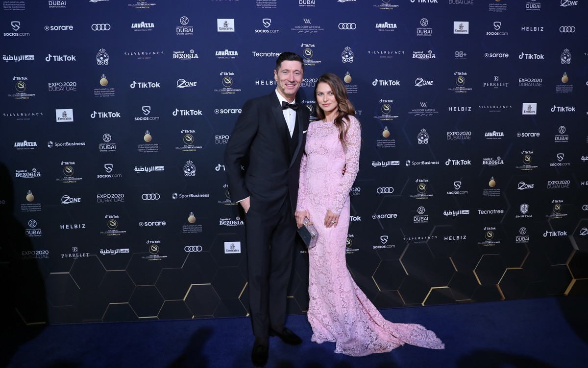 Robert Lewandowski i Anna Lewandowska