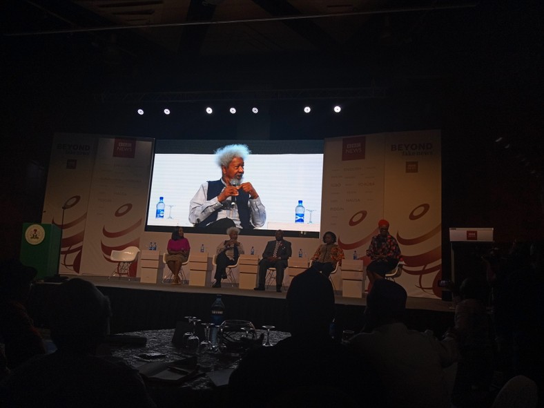 Nobel laureate, Wole Soyinka, speaks on the dangers of fake news. 