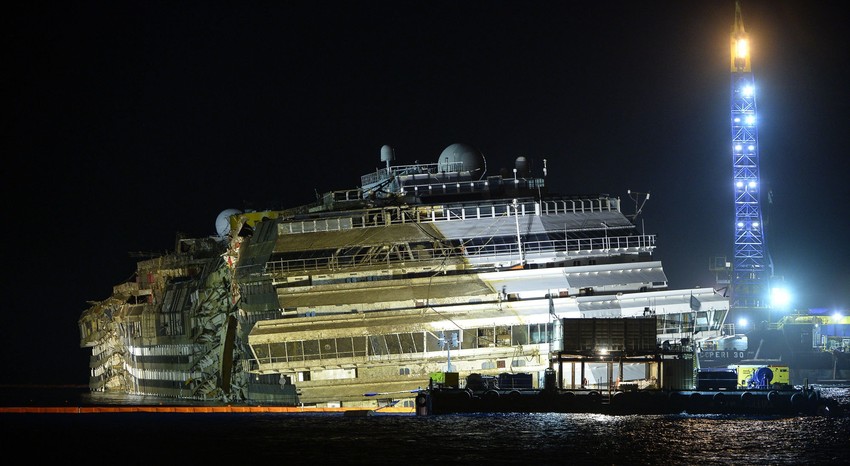 "Kosta Konkordija" uspravljena je u septembru prošle godine