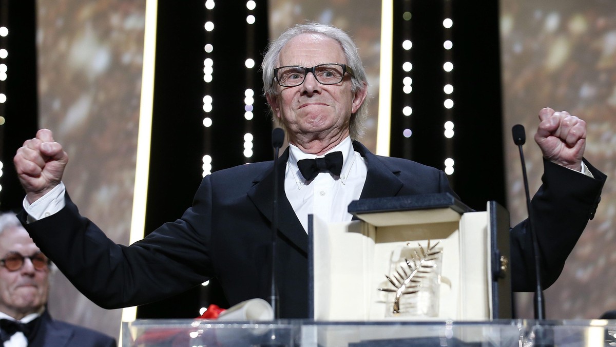 Ken Loach na festiwalu w Cannes