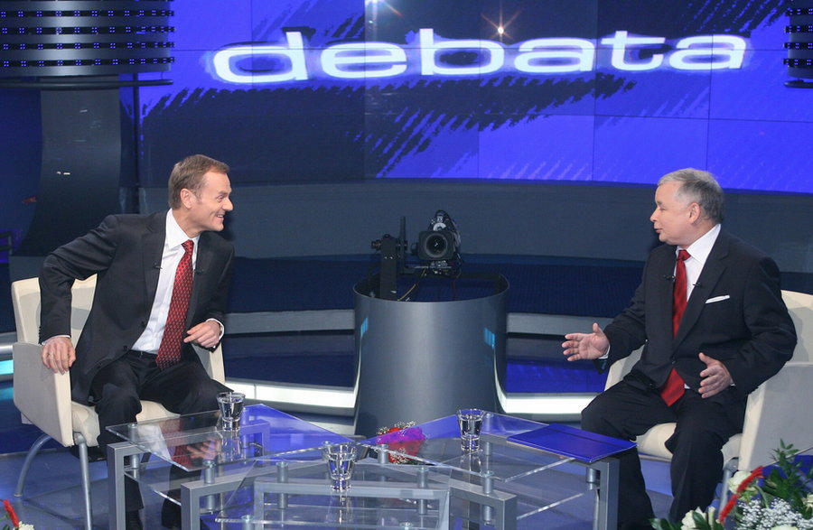 Debata Tusk - Kaczyński, 2007 r.