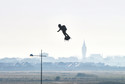 Udany przelot flyboardem nad La Manche