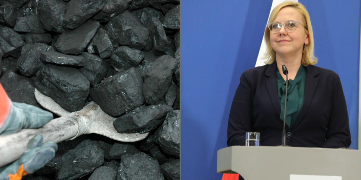 Minister klimatu Anna Moskwa informuje, że proces kontraktowania węgla na zimę cały czas trwa