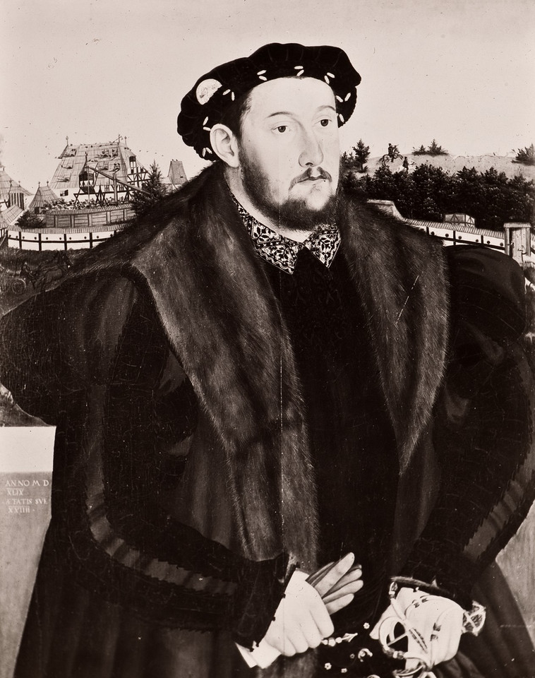 Portret Niklasa II Rehdigera, 1549. Autor nieznany. Deska lipowa, olej, wymiary 91x71 cm