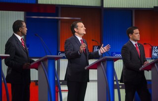 Republikanie starli się w telewizyjnej debacie. 'Jestem maniakiem a moi rywale są głupi, grubi i brzydcy'