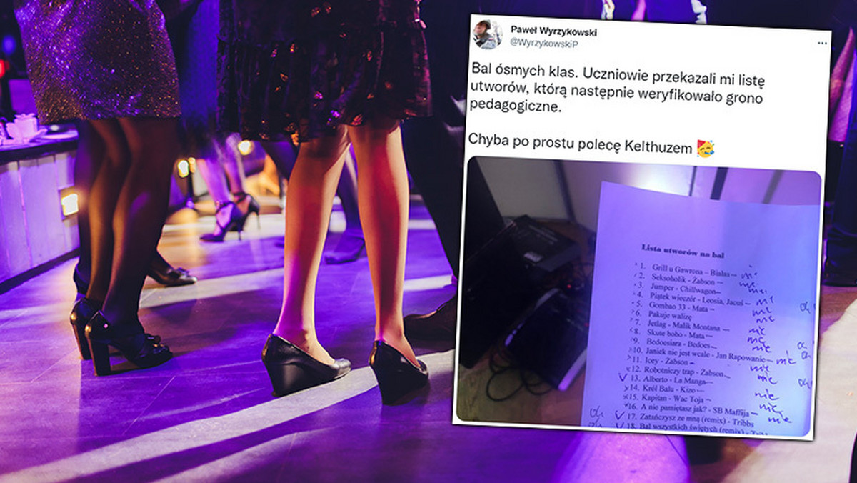 Lista piosenek na szkolny bal ósmoklasistów oburzyła internautów
