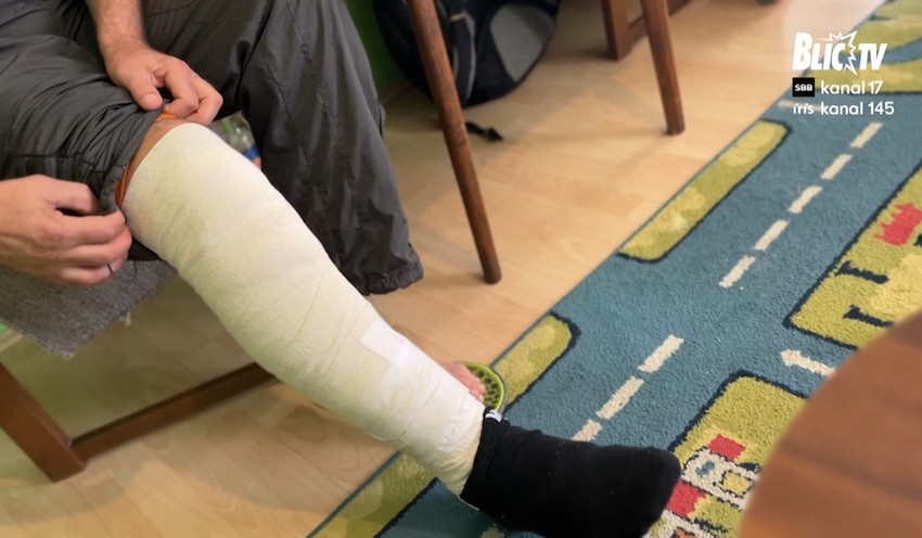 Jovica je povredio nogu prilikom spasavanja nesrećne devojke