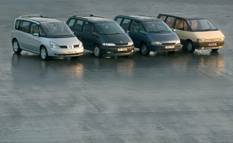 RENAULT ESPACE I (J66), RENAULT ESPACE II (J63), RENAULT ESPACE III (JE0), RENAULT ESPACE IV (J81)