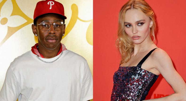 Tyler, the Creator and Lily-Rose Depp.Antoine Flament/Kristy Sparow/Getty Images