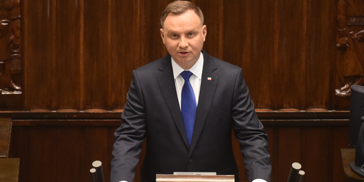 Prezydent Andrzej Duda.