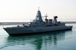 Niemiecka fregata "Hessen" oddała strzały na Morzu Czerwonym