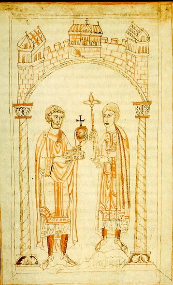 Henryk IV i jego syn Henryk V