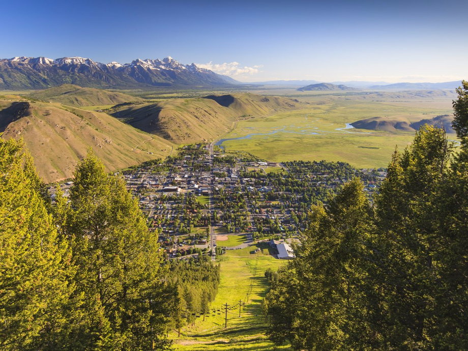 JACKSON HOLE, WYOMING: While Jackson Hole may be known for its skiing in the winter, it also offers prime hiking, whitewater rafting, golfing, horseback-riding, and mountain biking in the summer. Hikers can also take advantage of its proximity to Grand Teton and Yellowstone national parks.