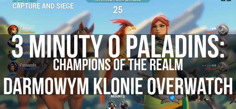 3 minuty o Paladins: Champions of the Realm - darmowym klonie Overwatch