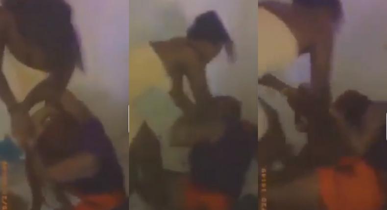 Slay queen receives 'lock-down'  beatings for 'quarantining' with friend’s lover (video)