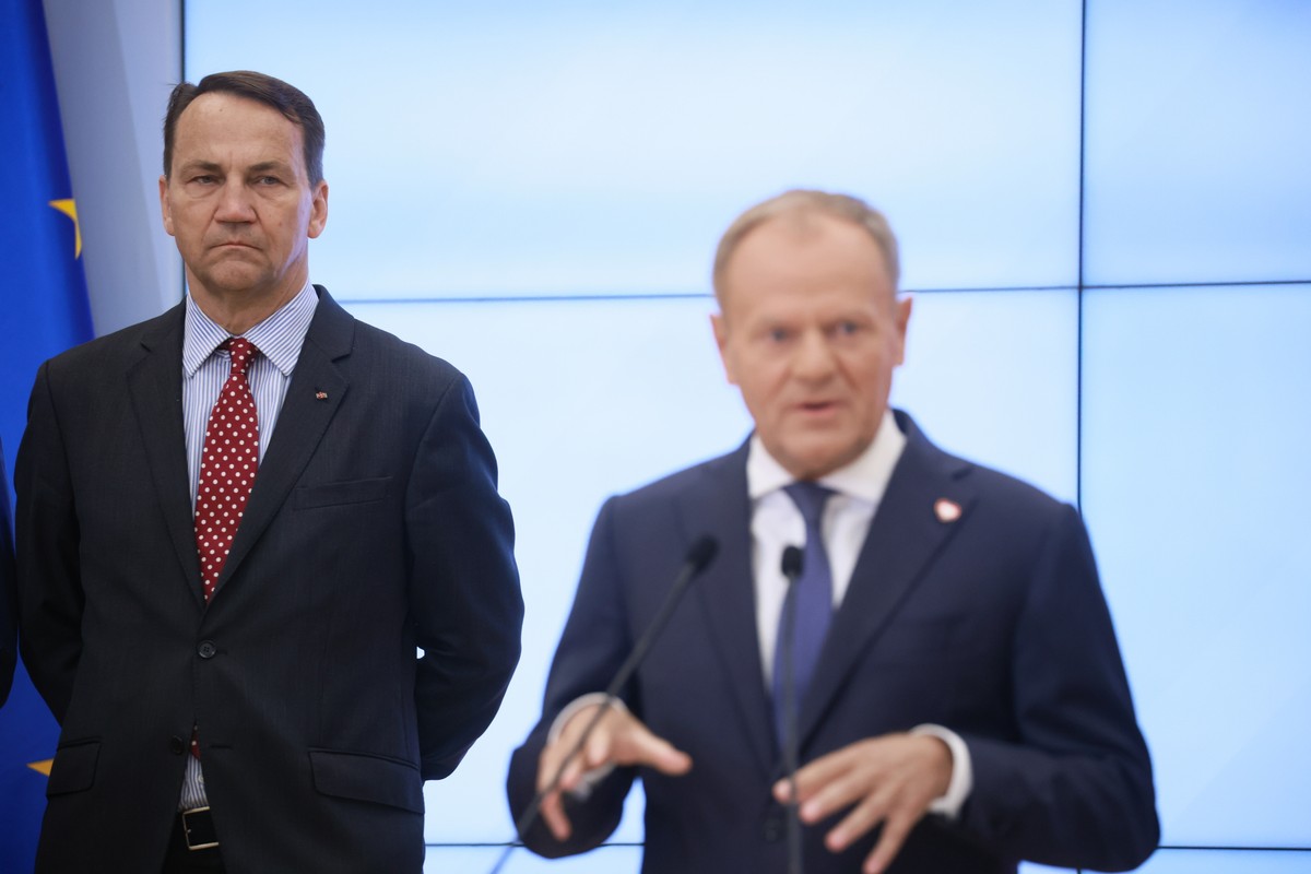 Donald Tusk i Radosław Sikorski