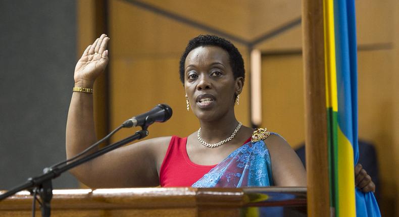 Rwanda’s ex-minister of Health Dr. Diane Gashumba. (Taarifa Rwanda)