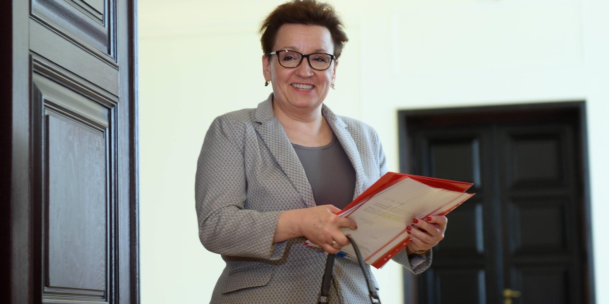 Minister edukacji Anna Zalewska