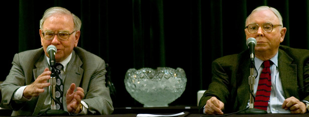 Warren Buffett, szef Berkshire Hathaway Inc. i Charlie Munger, wiceprezes Berkshire Hathaway