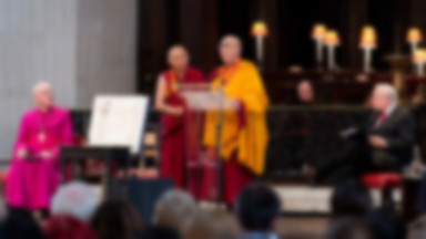 Dalajlama nagrodzony w Anglii