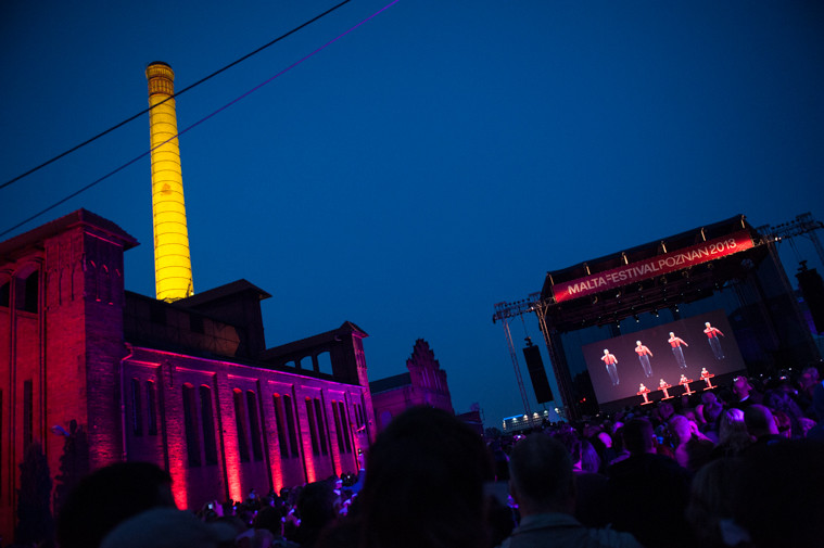 Koncert Kraftwerk - Poznań Malta Festival - publiczność (fot. Monika Stolarska /Onet)