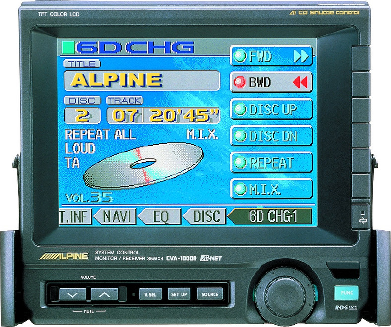Odpowiedź Alpine na serię VRX. W 1997 roku podczas 32 Tokio Motor Show Alpine pokazuje CVA1000.