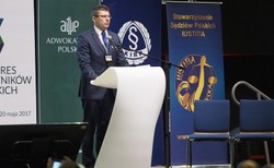 Wiceminister Warchoł na kongresie wypomina sędziom: "Środowisko się nie oczyściło". Część prawników wychodzi