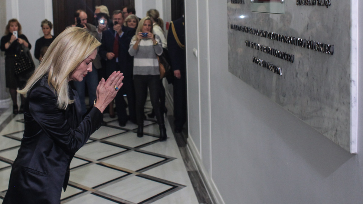 WARSZAWA SEJM SHARON STONE WIZYTA