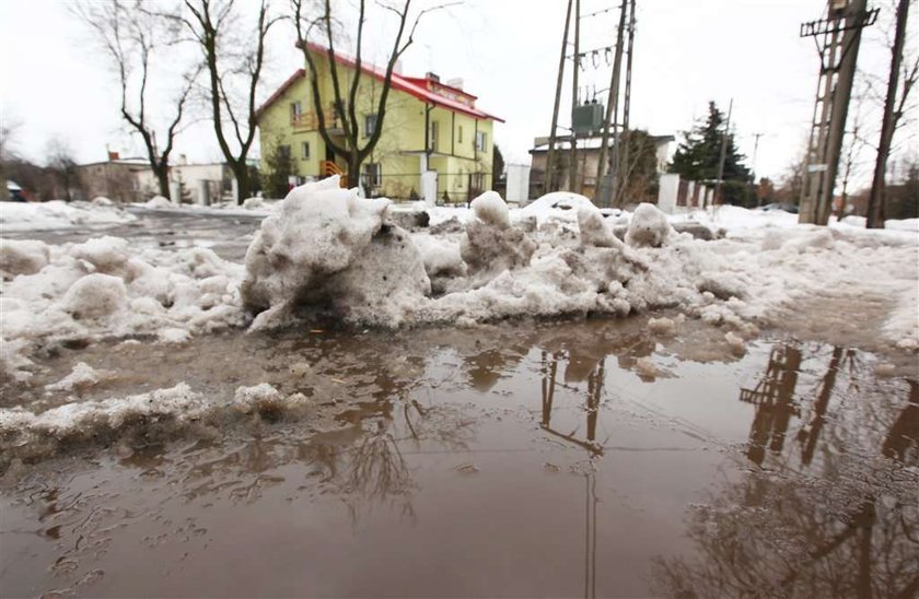 Błoto i chlapa aż do marca