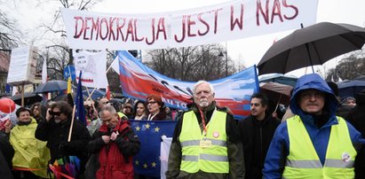 Marsz KOD w stolicy. W obronie sądów i samorządów