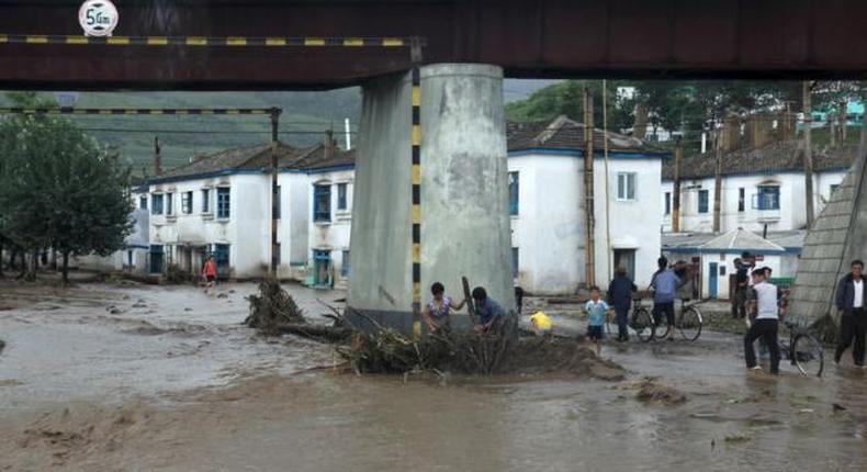 Flooding in North Korea kills 40, strands thousands