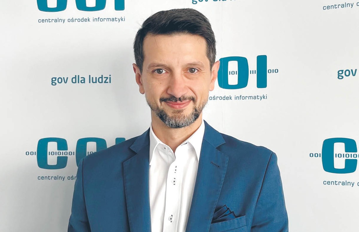 Marcin Kubarek, od października 2022 r. dyrektor rządowego Centralnego Ośrodka Informatyki