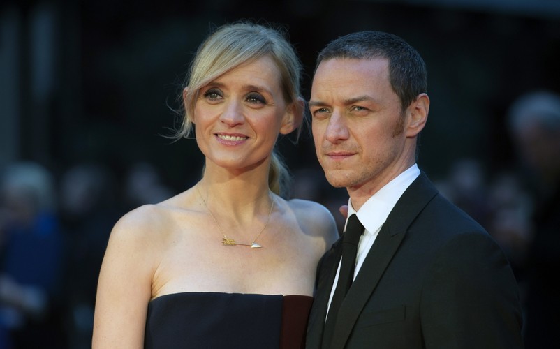 Anne Marie Duff i jej mąż James McAvoy na premierze 'Sufrażystki' w Londynie