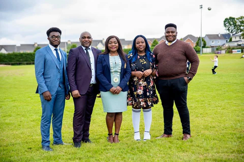 Adejinmi and her family (Facebook)