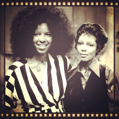 Natalie Cole z siostrą Carol w latach 70-tych