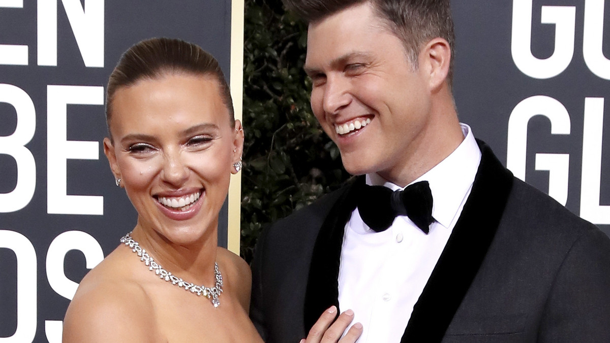 Złote Globy 2020: Scarlett Johansson i Colin Jost