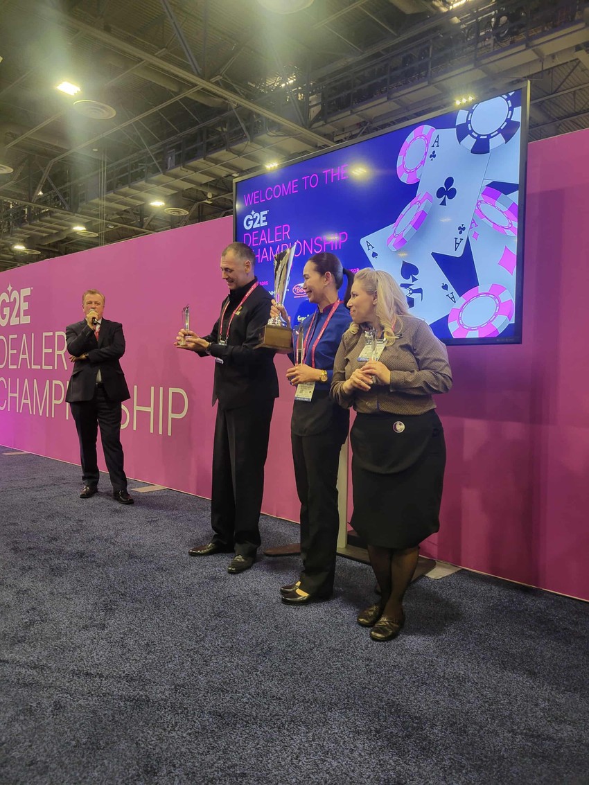 Dodela trofeja i nagrada za prva tri najbolja krupijea