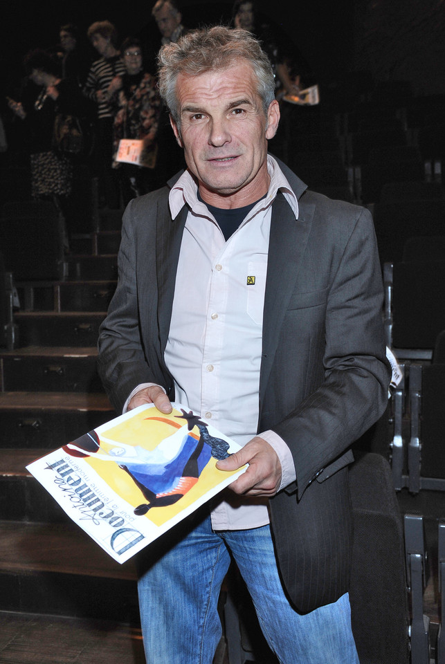 Marek Włodarczyk na premierze spektaklu "Antoine"