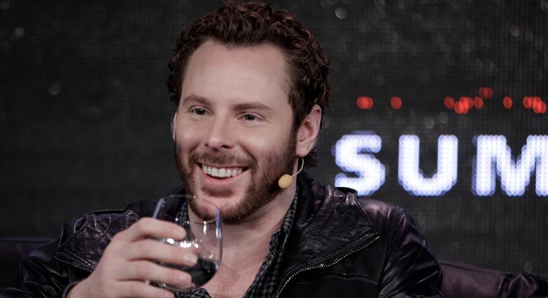 Napster founder Sean Parker.