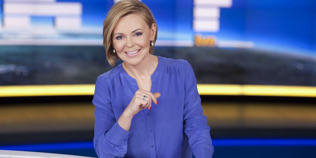 Justyna Pochanke jest główną prowadzący "Fakty" TVN