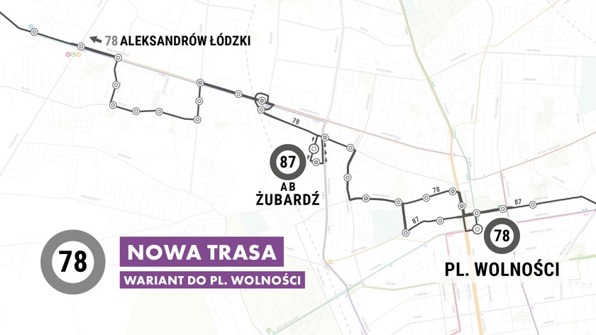 Zmiany tras autobusów i tramwajów MPK w Łodzi 2018