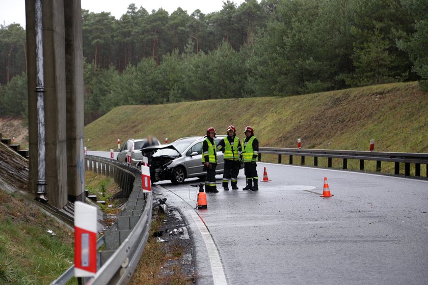 Wypadek pod Zieloną Górą