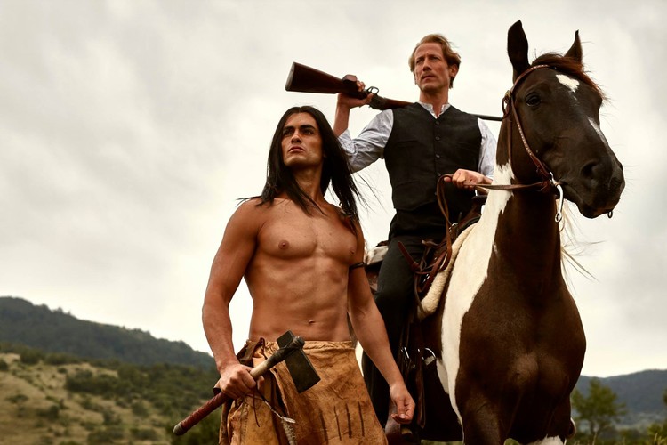 Pierwsze wspólne zdjęcie: Winnetou (Nik Xhelilaj) i Old Shatterhand (Wotan Wilke Möhring)