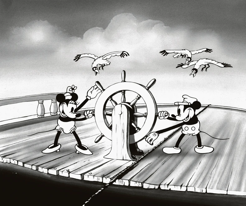 U ovom ostvarenju se prvi put pojavljuje Miki Maus, kao i njegova devojka Mini. Ovo je ujedno i prvi Diznijev film sa sinhronizovanim zvukom, kao i prvo ostvarenje sa svojom originalnom muzikom