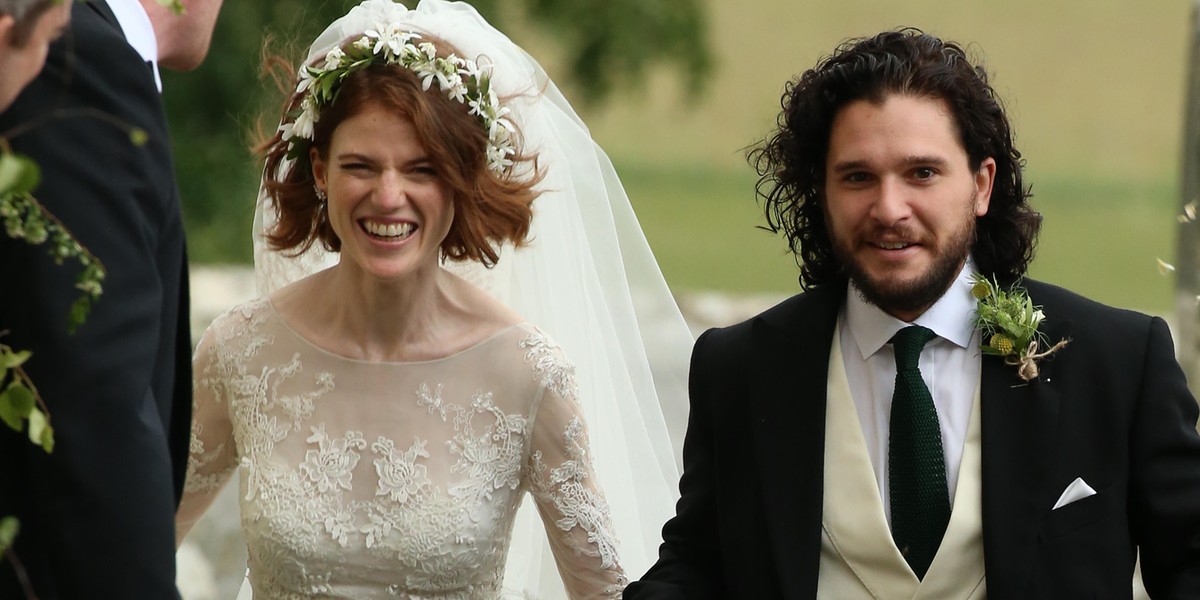 Rose Leslie, Kit Harington, ślub