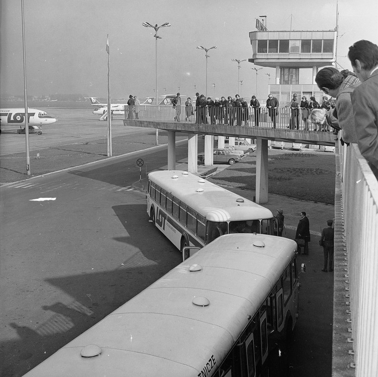 Port Lotniczy Okęcie lata 70.