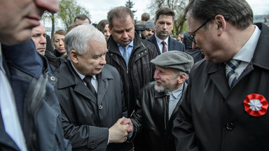 Jarosław Kaczyński odniósł się do słów Macrona o Polsce