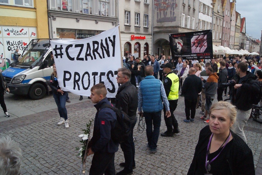 "Czarny poniedziałek" w Olsztynie