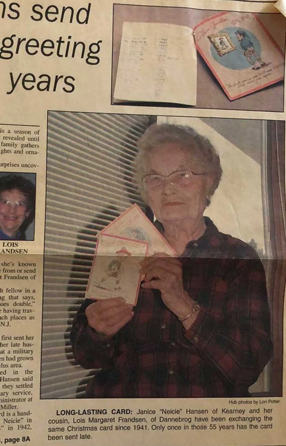 Luis Frendsen sa čestitkom